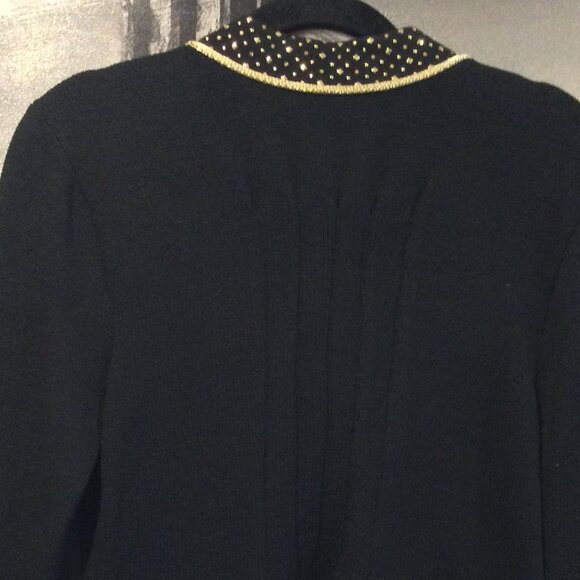 St. John by Marie Gray zipper jacket with gold detail - Picture 5 of 10